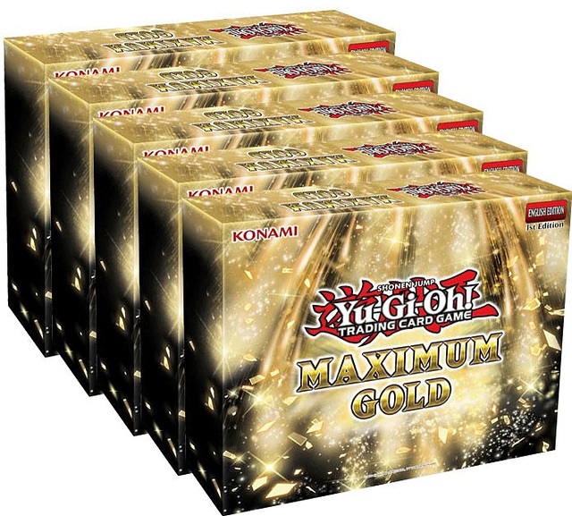 Yu-Gi-Oh Maximum Gold Display Box (5 Mini-Boxes)